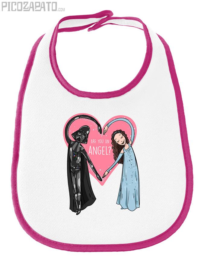 Babero Dath Vader y Padme