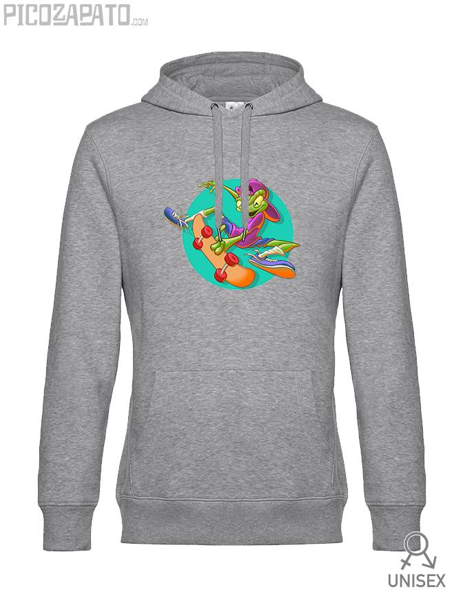 Sudadera capucha Lagarto skate