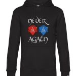 Sudadera capucha Never again