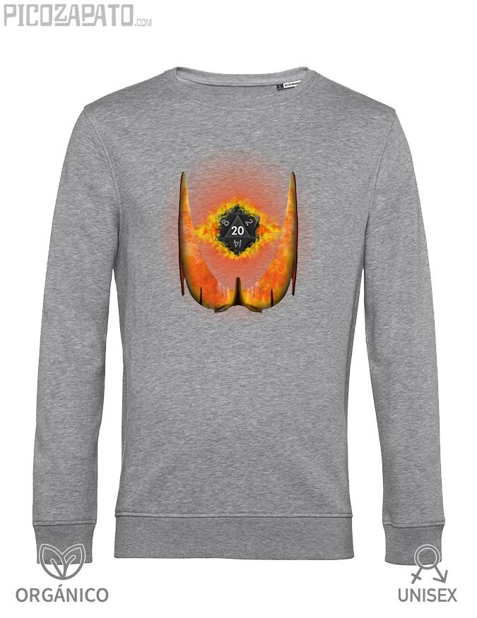 Sudadera orgánica Saurons Dice
