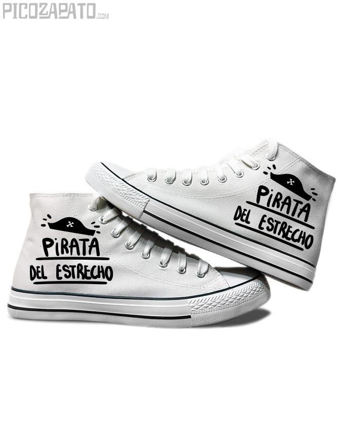 Zapatillas blancas Pirata del estrecho