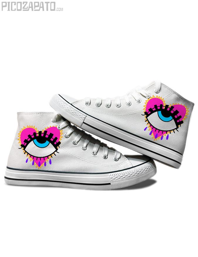 Zapatilla blanca I see you