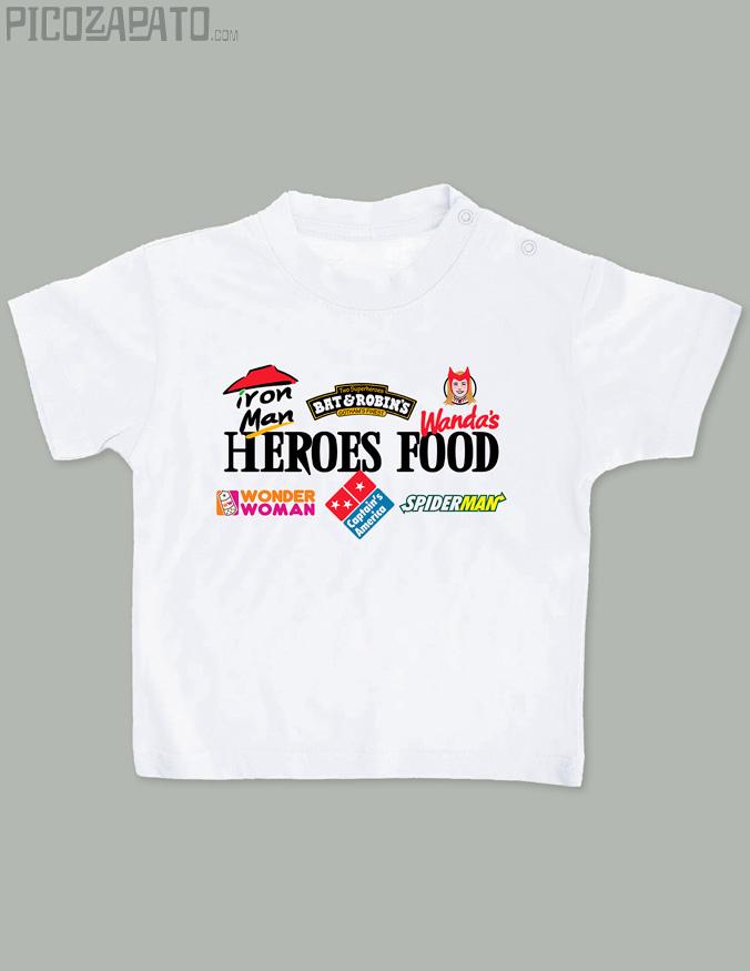 Camisetita Heroes food
