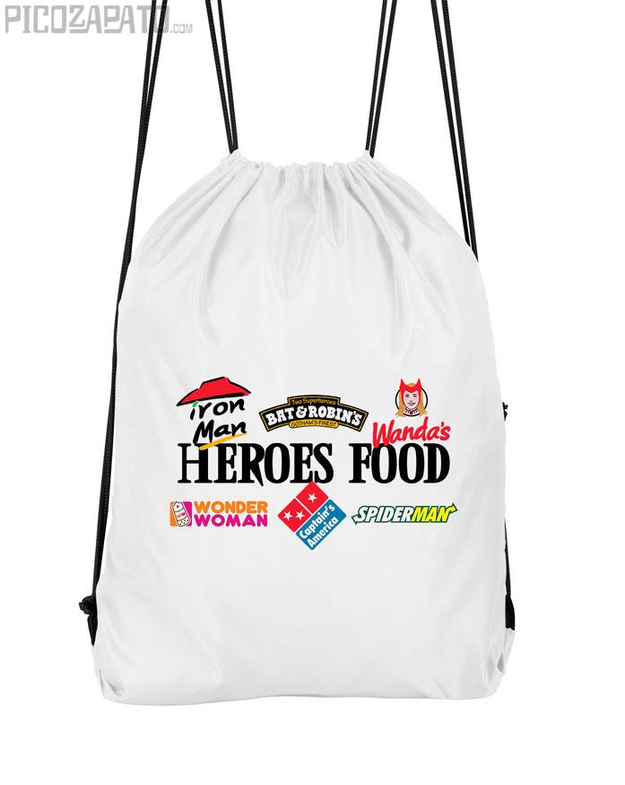 Mochila Heroes food