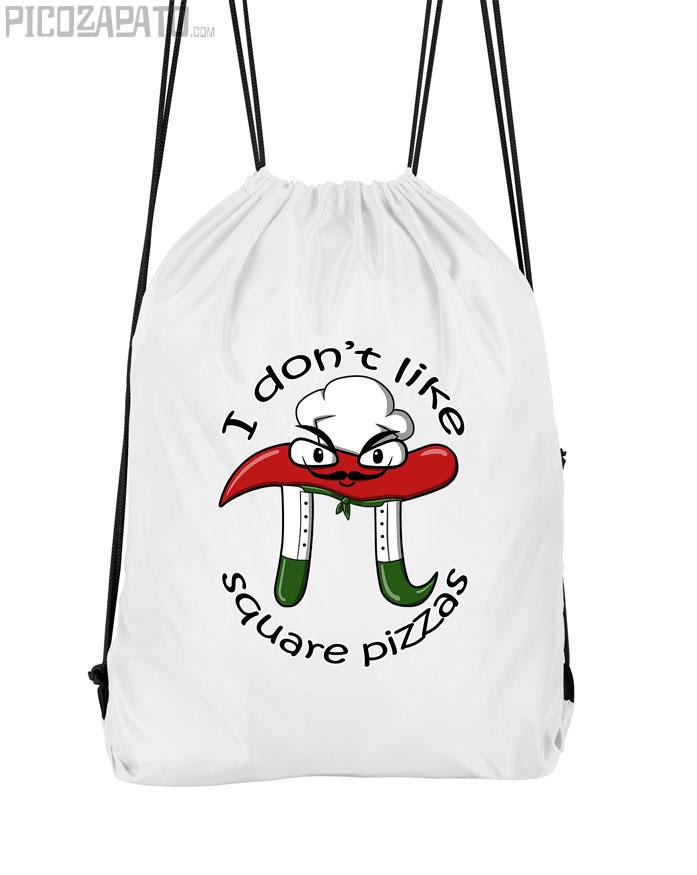 Mochila I don´t like square pizzas