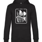 Sudadera capucha Beso esqueletos