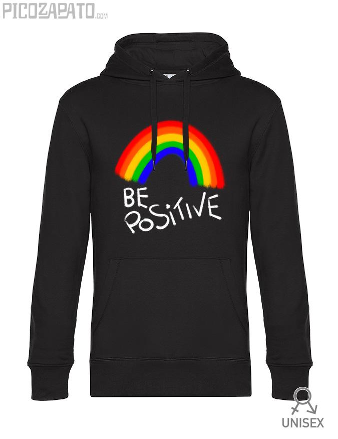 Sudadera capucha Be positive