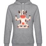 Sudadera capucha Vaca zen