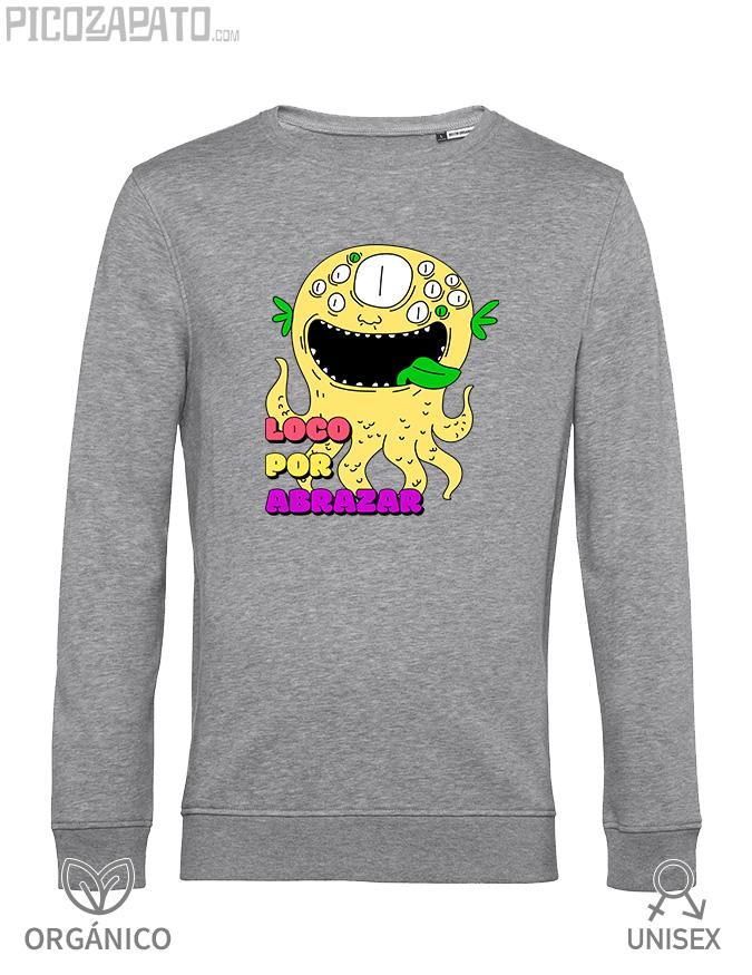 Sudadera orgánica Loco por abrazar