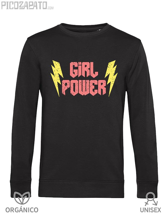 Sudadera orgánica Girl power