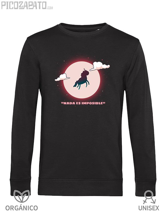 Sudadera orgánica Nada es imposible