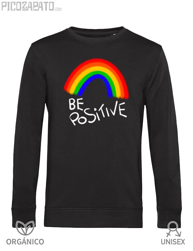 Sudadera orgánica Be positive