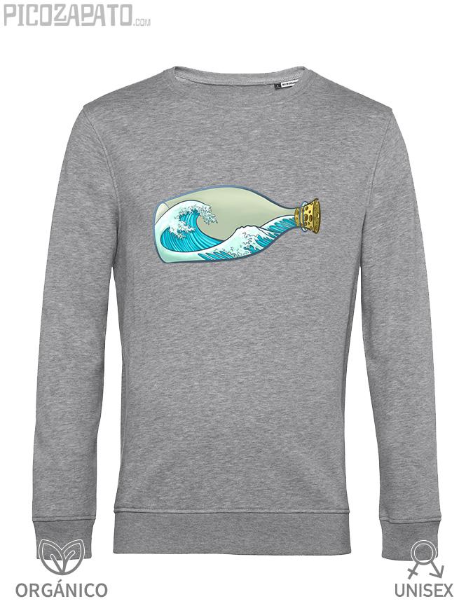 Sudadera orgánica Sea bottle