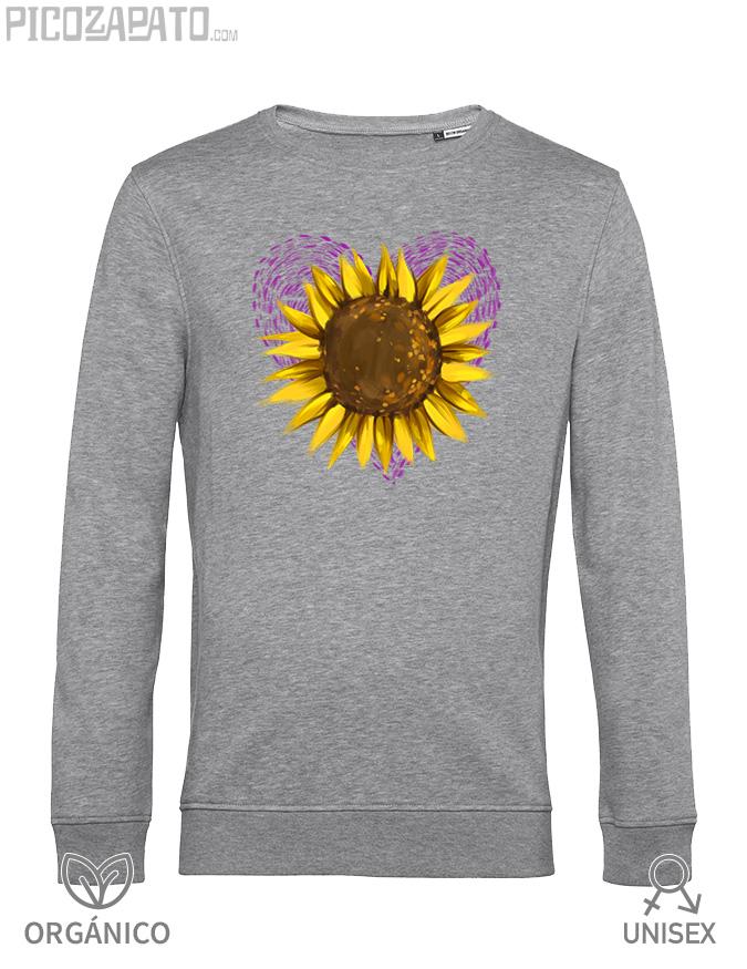 Sudadera orgánica Sunflowers