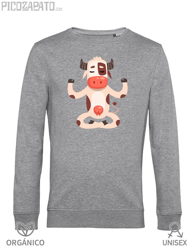 Sudadera orgánica Vaca zen