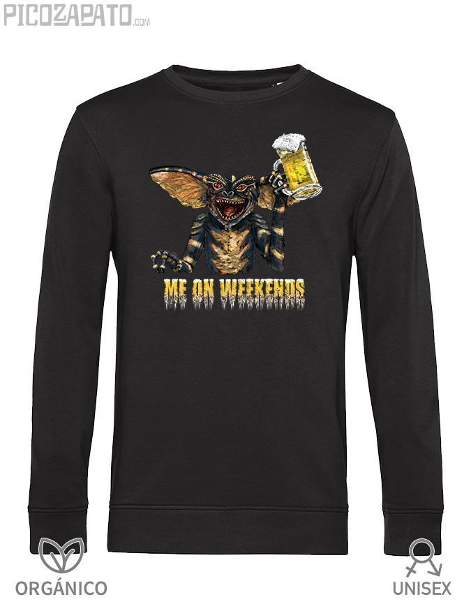 Sudadera orgánica Me on weekend