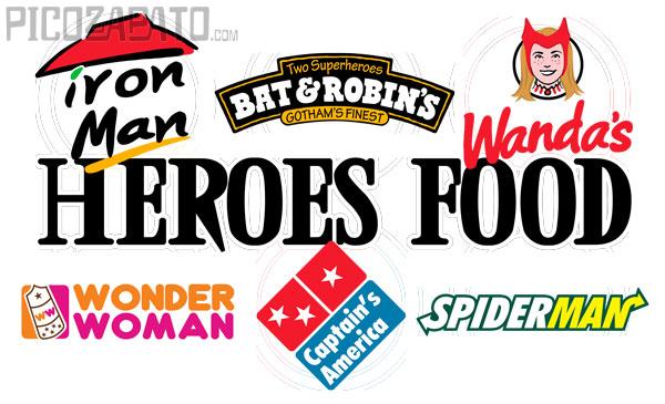 Taza Heroes food
