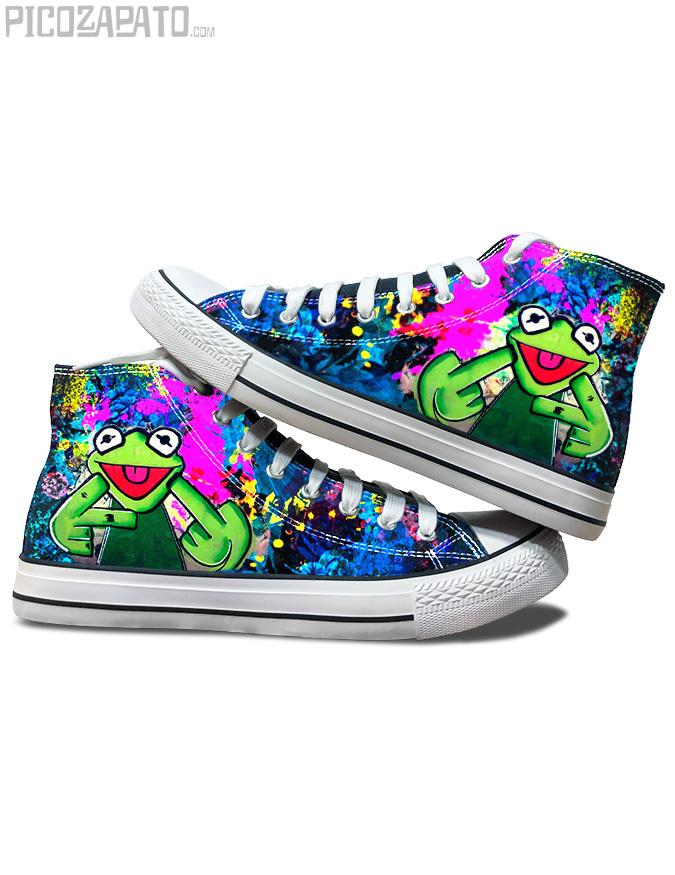 Zapatillas negras Rana Gustavo