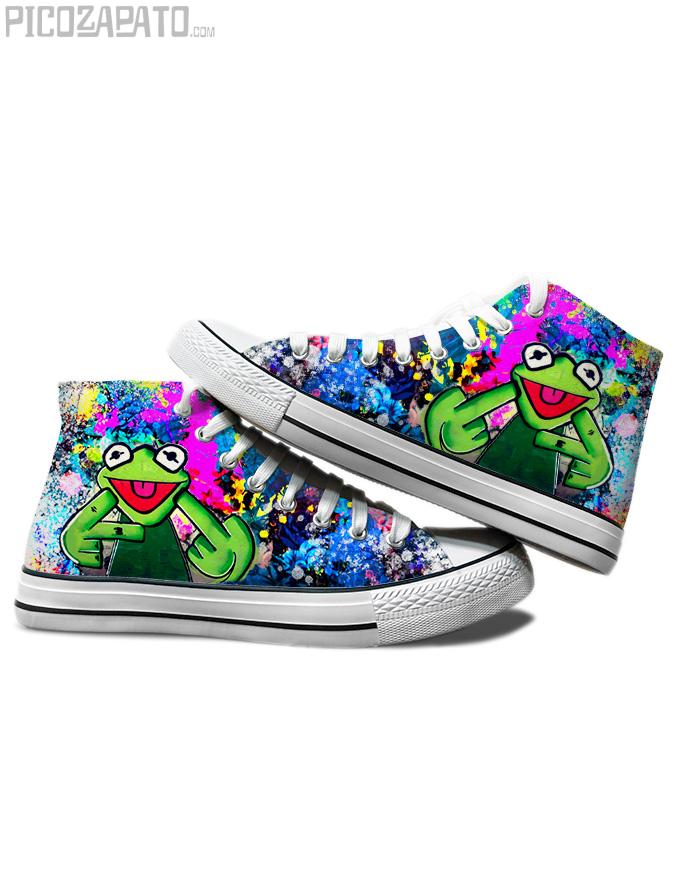 Zapatillas blancas Rana Gustavo