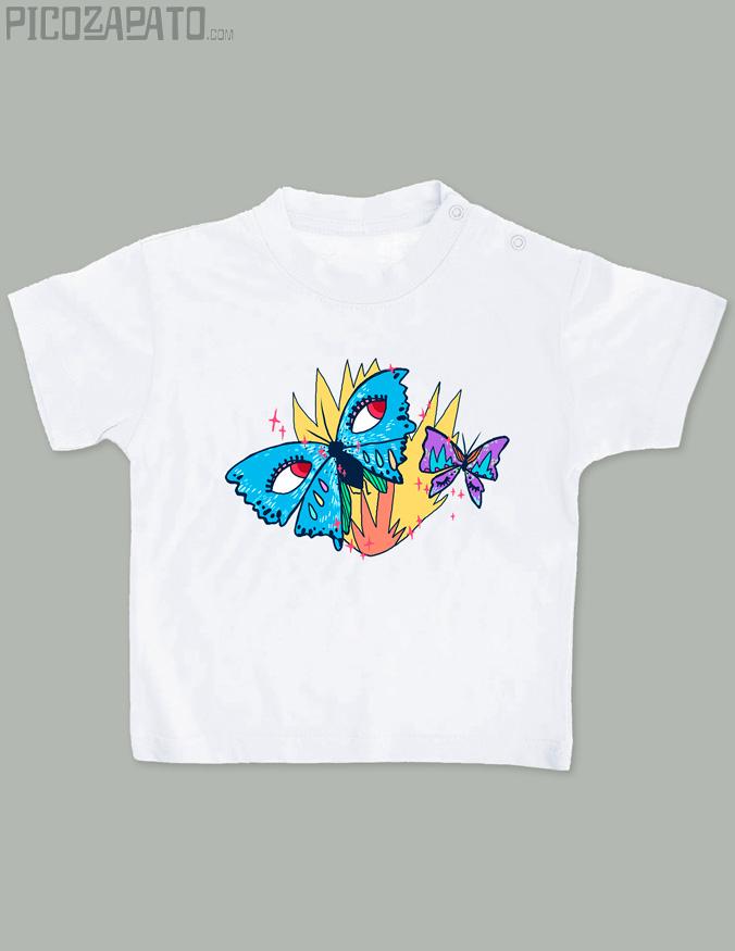 Camisetita Mariposa ardiente