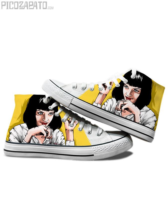 Zapatillas blancas Pulp fiction