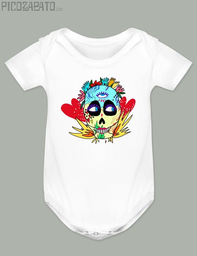 Body Calavera mexicana salvaje