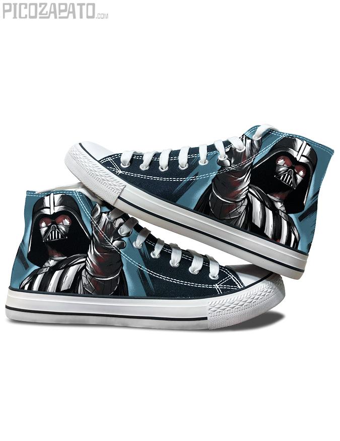 Zapatillas negras Darth Vader
