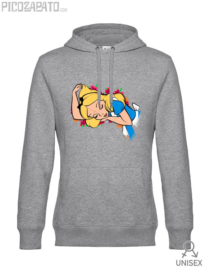 Sudadera capucha Alicia en el pais de las maravillas