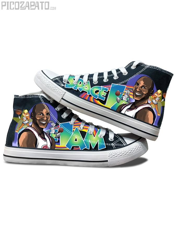 Zapatillas negras Space Jam