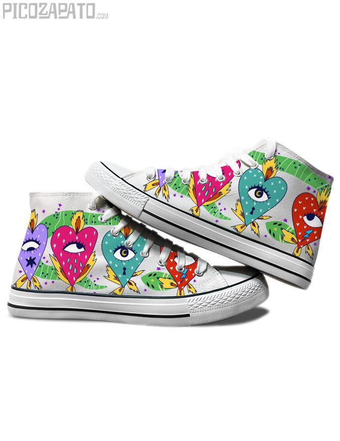 Zapatillas blancas Los 4 elementos