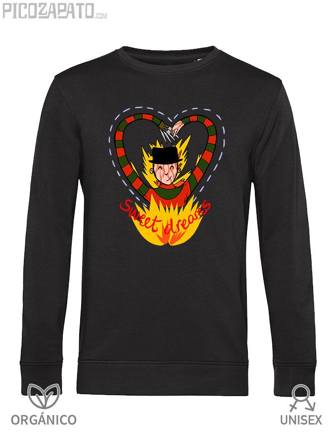 Sudadera orgánica Freddy Krueger Sweet Dreams