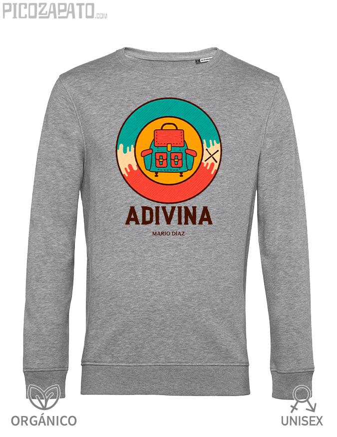Sudadera orgánica sin capucha Adivina