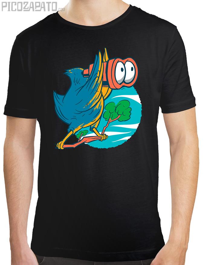 Binoculars bird