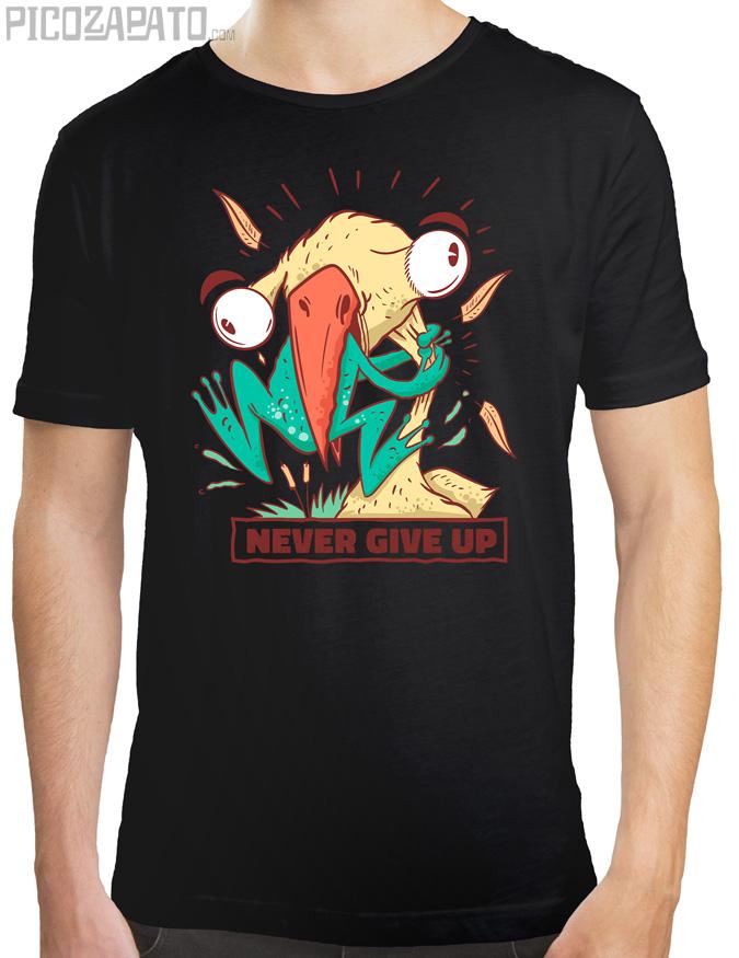 Never give up