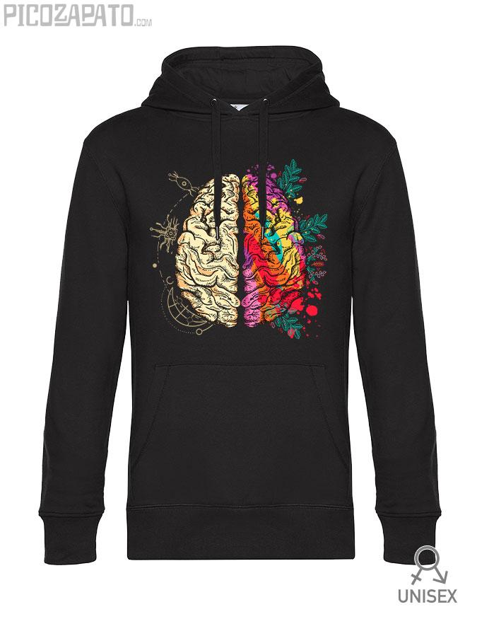 Sudadera capucha Brainhalf