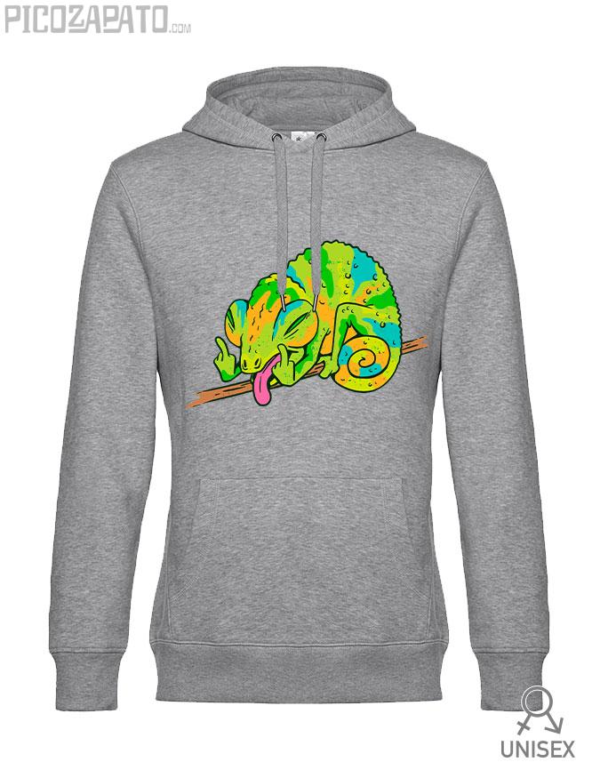 Sudadera capucha Camaleón
