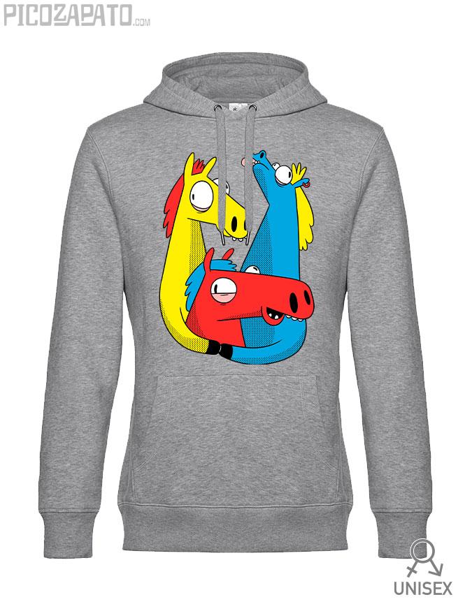 Sudadera capucha Crazy horses