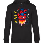 Sudadera capucha Tattoo Heart