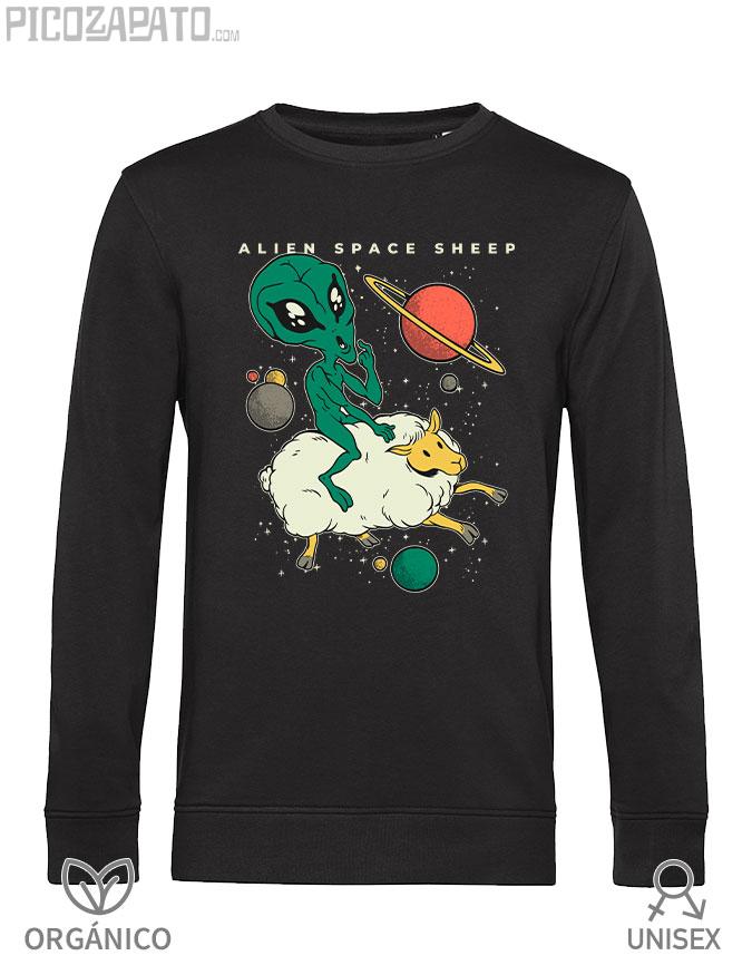 Sudadera orgánica Alien Space