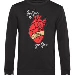 Sudadera orgánica sin capucha Golpe a golpe