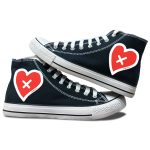 Zapatillas negras Corazón Faltito de amor