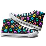 Zapatillas negras Huellas de amor
