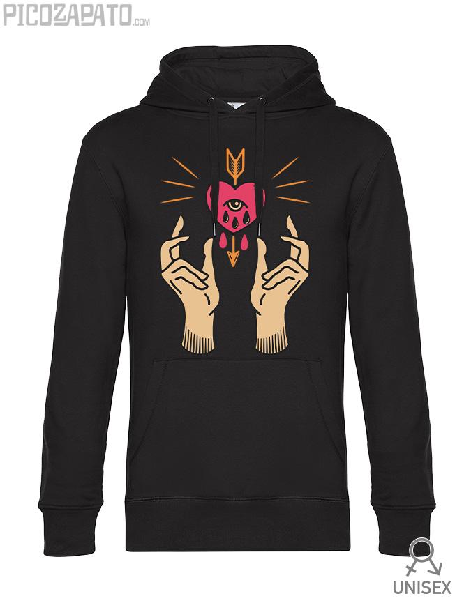 Sudadera capucha Hands with heart